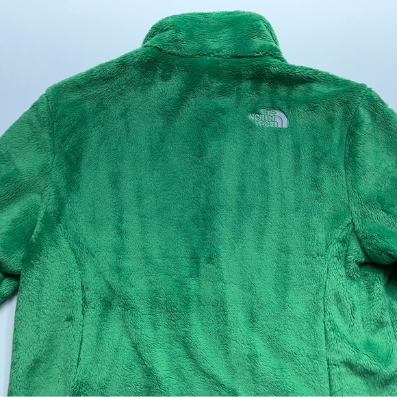 The North Face Osito Fleece Jacket Womens Large Green Full Zip High Pile - Picture 14 of 16
